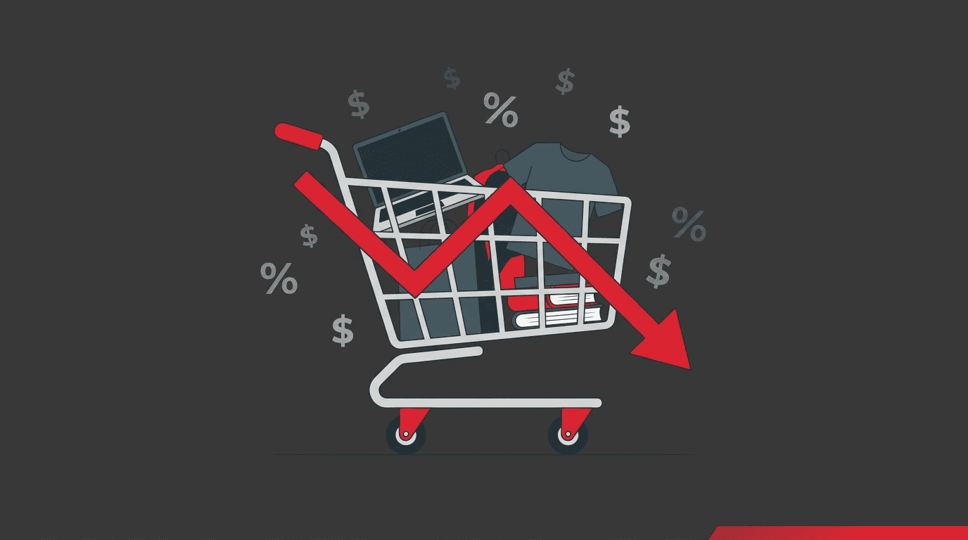 Cart abandonment statistics and price sensitivity data for Shopify merchants
